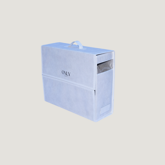 Single White Linen Organiser